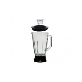 Vaso de Vidrio Mediano con Tapa para Licuadora